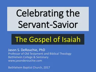 The Power and Peace of the Spirit in Isaiah's Gospel