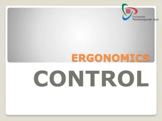 Controls in Ergonomics