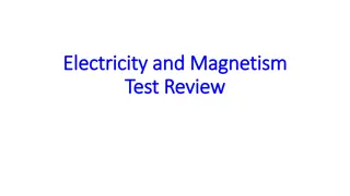 Electricity and Magnetism: Test Review Questions Explained