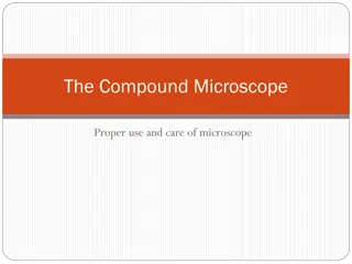 The Proper Use and Care of a Compound Microscope