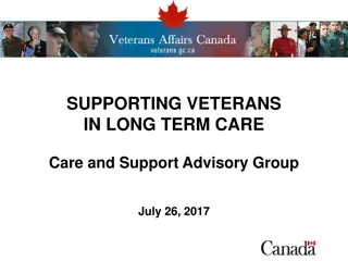 Supporting Veterans in Long-Term Care Program Overview