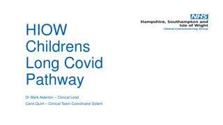 Long COVID in Children - HIOW Pathway Overview