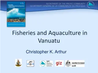 Fisheries and Aquaculture in Vanuatu: Sustainable Development and Management