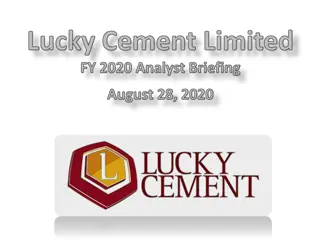 Lucky Cement Limited FY 2020 Analyst Briefing Highlights