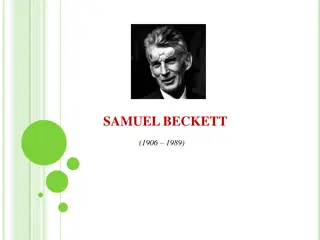 The Life and Works of Samuel Beckett: A Literary Journey