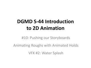 2D Animation: Pushing Storyboards - Water Splash VFX & Shot Lists