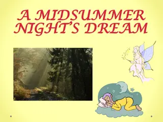 'A Midsummer Night's Dream' Learning Objectives and Themes