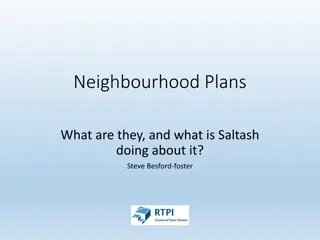 Neighbourhood Plans and Saltash's Approach