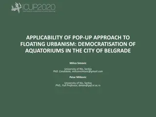 Transforming Urban Aquatoriums Through Pop-Up Approach in Belgrade