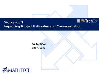 Effective Project Estimation and Communication Strategies