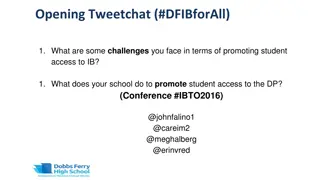 Promoting Equity and Access in IB: Challenges and Strategies at Dobbs Ferry High School