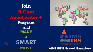 Explore the Exciting B.Com Accelerator Program at AIMS IBS B-School, Bangalore