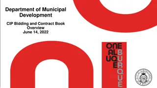 Overview of Albuquerque Department of Municipal Development's Capital Implementation Program