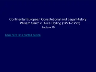 Examination of Processus in Salisbury: Dolling v. Smith (1271-1272)