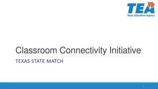 Classroom Connectivity Initiative in Texas: E-rate and State Matching Fund Process