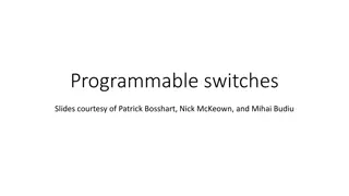 Evolution of Programmable Switches and Routers