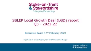 SSLEP Local Growth Deal (LGD) Q3 - 2021-22 Report Highlights