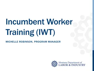 Montana Incumbent Worker Training Program