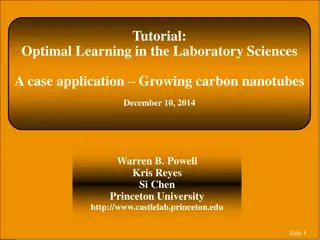 Optimal Learning in Laboratory Sciences: Growing Carbon Nanotubes