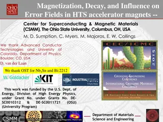 Magnetization, Decay, and Error Fields in HTS Accelerator Magnets