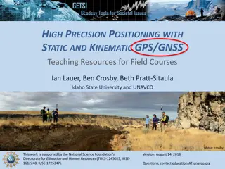 Enhancing Geoscience Field Courses with High-Precision GNSS Teaching Resources