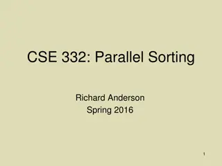 Parallel Sorting Algorithms and Amdahl's Law