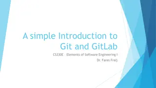 A Simple Introduction to Git and GitLab in Software Engineering