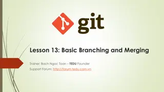 Basic Branching and Merging in Git