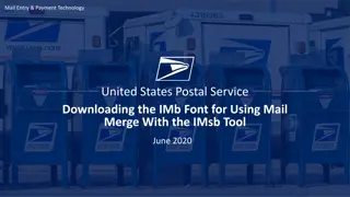 USPS IMb Font Download for Mail Merge - Step-by-Step Guide