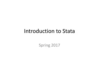 Introduction to Stata Programming Basics