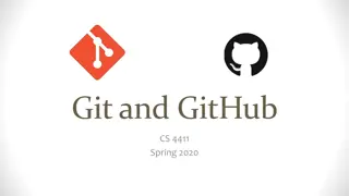 Comprehensive Overview of Git and GitHub for CS 4411 Spring 2020