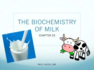 Exploring the Biochemistry of Milk: Components, Processing, and Health Benefits