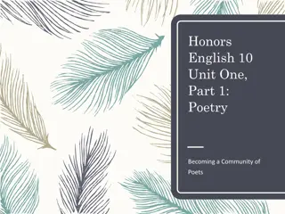 Explore the World of Poetry through Music and Empathy