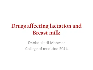 Drugs and Lactation in Breastfeeding Mothers