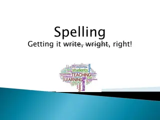 Enhancing Spelling Skills in the New Primary Curriculum