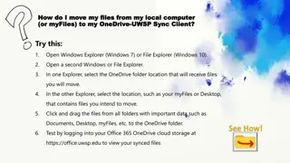 Move Files to OneDrive Using UWSP Sync Client