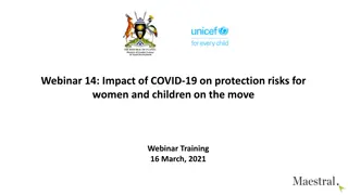 Understanding Protection Risks for Women and Children on the Move Amidst COVID-19