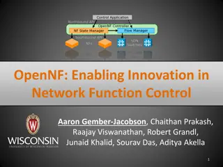 OpenNF: Enabling Network Function Control