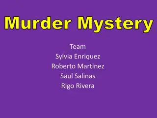 Unraveling the Murder Mystery: Suspects, Motives, and Clues