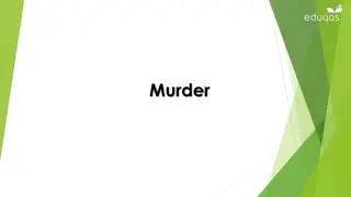 Understanding Murder in Common Law