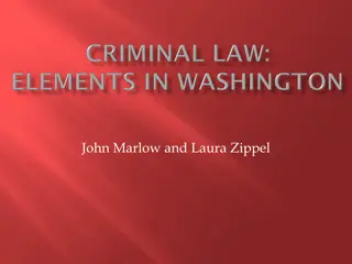 Understanding Criminal Elements and Intentions in State Laws