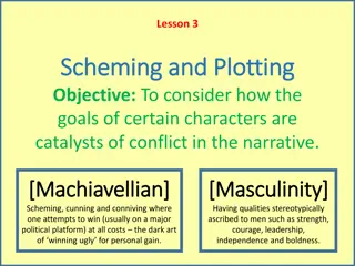 Analyzing Masculinity and Machiavellian Tactics in 