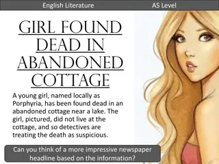 Mystery Unraveled: The Tragic Tale of Porphyria's Lover in Abandoned Cottage