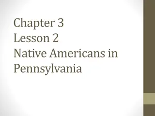 Native American Life in Pennsylvania: Agriculture, Wampum, and Tribes