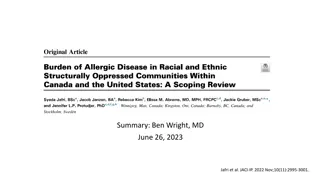 Understanding Racial Disparities in Allergic Diseases: A Scoping Review