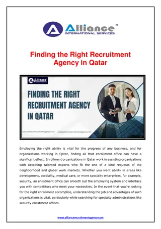 Finding the Right Recruitment Agency in Qatar