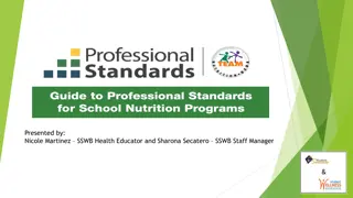 Exploring Professional Standards in School Nutrition Programs