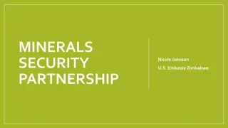 Minerals Security Partnership: Promoting Sustainable Practices for Economic Development