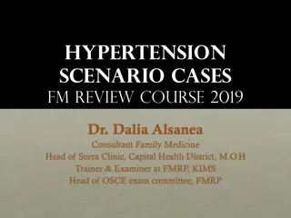 Hypertension Diagnosis and Management in a Case Study