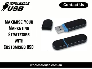 Maximise Your Marketing Strategies with Customised USB